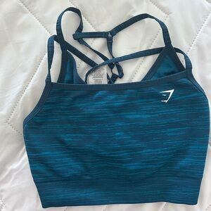 Gymshark Teal Strappy Sports Crop Bra